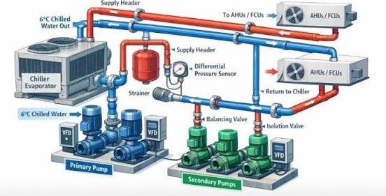 Hydronic HVAC Accessories Pumps Strainers Tubes